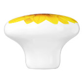 Knob-zonnebloem, kast voor keramisch gebruik keramische knop (Zijkant)