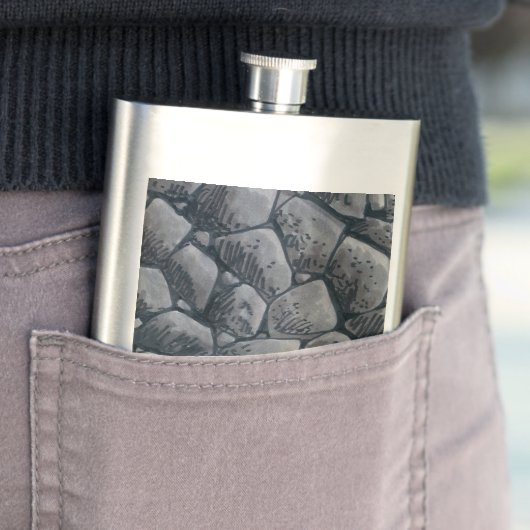 Knobbel kolenkolf heupfles (Voorbeeld)