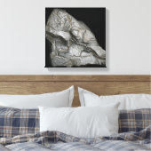 Knobbel silicium canvas afdruk (Insitu (Slaapkamer))