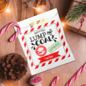 Knobbel van kolen grappig kerstfeest geheim kerstm bedankzakje