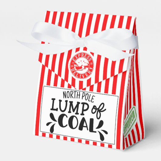 Knobbel van Steenkool grappig Kerstgeheim Kerstfee Bedankdoosjes (Voorkant Zijde)