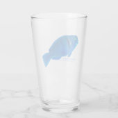 Knobbelsnuit papegaaivis Glas Cup (Achterkant)