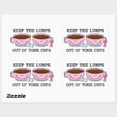 Knobbeltjes uit kopjes Sticker (Vel)