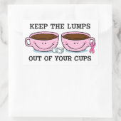 Knobbeltjes uit kopjes Sticker (Tas)