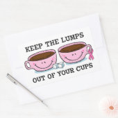 Knobbeltjes uit kopjes Sticker (Envelop)