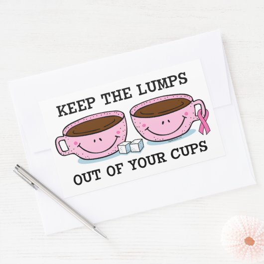 Knobbeltjes uit kopjes Sticker (Envelop)