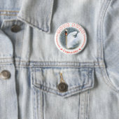 Knobbelzwaan Ronde Button 5,7 Cm (In situ)