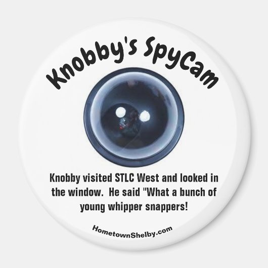 Knobby bezocht STLC West Magneet (Voorkant)