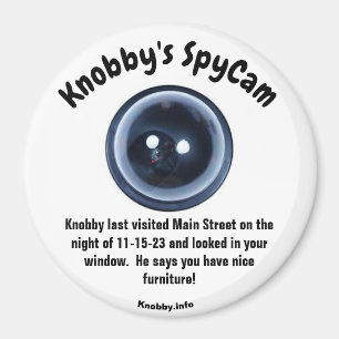 Knobby's laatste bezoek aan Main Street SpyCam Magneet
