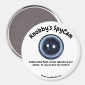 Knobby's SpyCam Bostic Fun Koelkast Magneet (Voorkant / Achterkant)