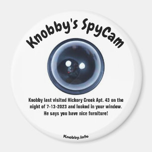 Knobby's SpyCam Hickory Creek Apt. 43 Leuke koelka Magneet