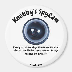 Knobby's SpyCam Kings Mountain Fun Koelkast Magneet