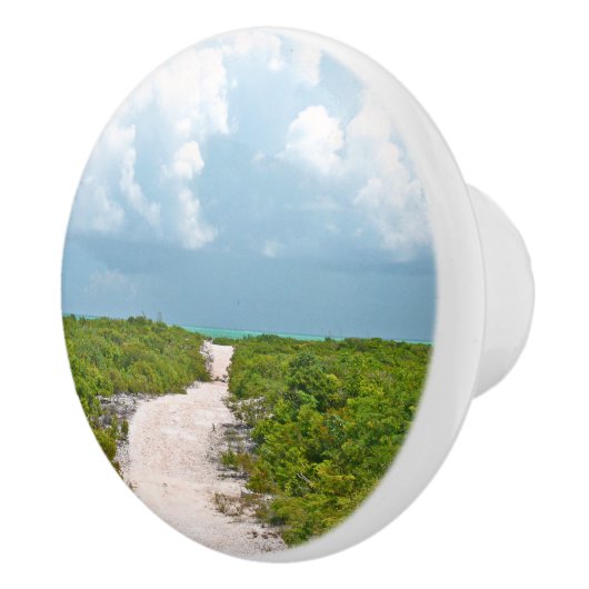 KNOBS/CUSTOM/SANDY PATH TO BEACH/FLUFFY CL KERAMISCHE KNOP (Rechts)