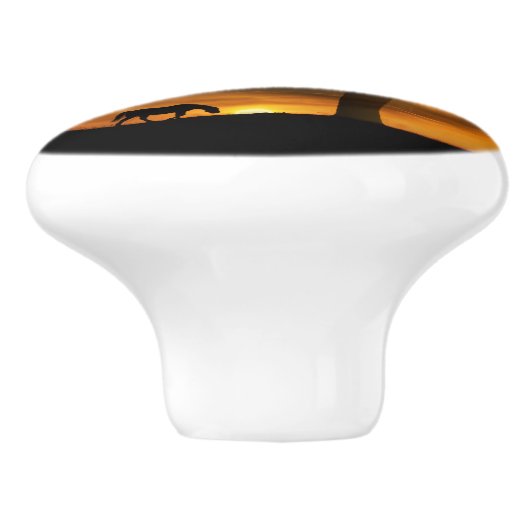 Knobs en pulls van het zuidwesten keramische knop (Zijkant)