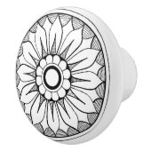 Knobs van keramische deuren - Petalen Keramische Knop (Rechts)