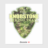 Knobstone Trail (pijlpunt) Sticker (Vel)