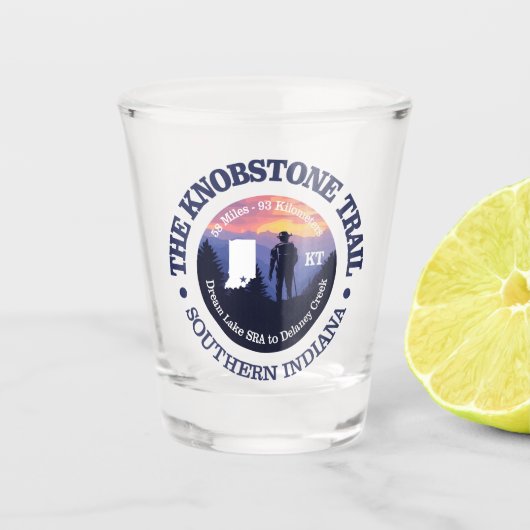 Knobstone Trail (rd2) Shot Glas (Voorkant)