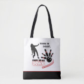 Knock 'em All Down Bowling Tote Bag (Voorkant)