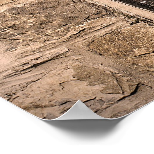 Knock en it wordt geopend poster (Hoek)