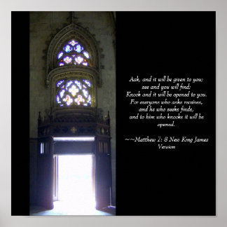 Knock & het zal voor u worden geopend poster