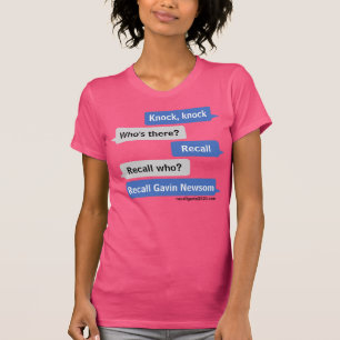 Knock klop Recall Gavin Newsom T-shirt