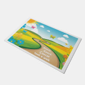 "Knock, Knock" Artsy Doormat Deurmat (Schuin)