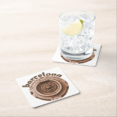 Knock Knock - Barcelona Old Quarter Deur Knocker Kartonnen Onderzetters (Insitu)