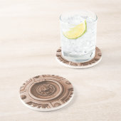 Knock Knock - Barcelona Old Quarter Deur Knocker Zandsteen Onderzetter (Zijkant)