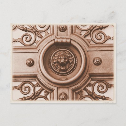 Knock Knock ... Briefkaart (Voorkant)