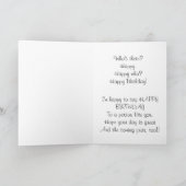 Knock-Knock Clown Joke Verjaardag Wenskaart Kaart (Binnen)