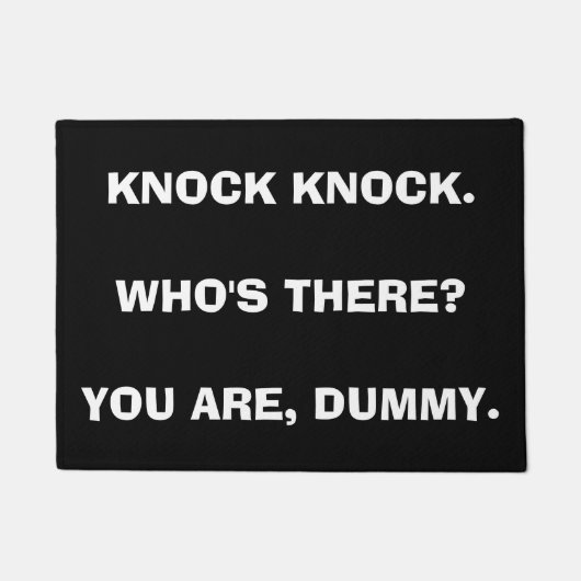 KNOCK KNOCK Funny Doormat - Deurmat (Voorkant)
