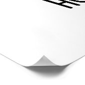 Knock Knock Hoos Daar Funny Owl Pun Poster (Hoek)