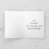 Knock-Knock Joke Clown Verjaardag Kaart (Binnen)