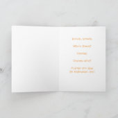 Knock Knock Joke Day 31 oktober Halloween Feestdagen Kaart (Binnen)