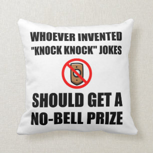 Knock Knock Joke No Bell Kussen