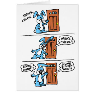 Knock Knock Knock een Bunny 1st Birthday