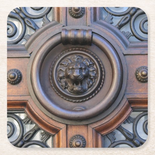 Knock Knock Lion Head Onderzetter (Voorkant)