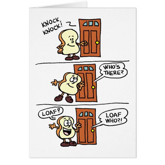 Knock Knock Loaf You Bread Jubileum Groet (Voorkant)