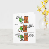 Knock Knock Olive You Verjaardagskaart Kaart (Gele Bloem)