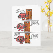 Knock Knock Radio niet nog een verjaardag Kaart (Gele Bloem)