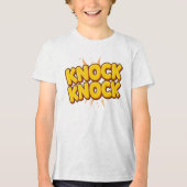 Knock knock Tri-Blend shirt (Voorkant)