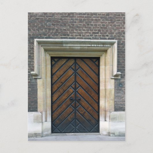 Knock Knock ... Van wie? Briefkaart Londen (Voorkant)