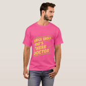 Knock Knock Who's There Doctor _-- T-shirt (Voorkant volledig)