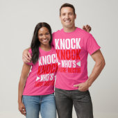 Knock Knock Who's There Doctor T-shirt (Unisex)