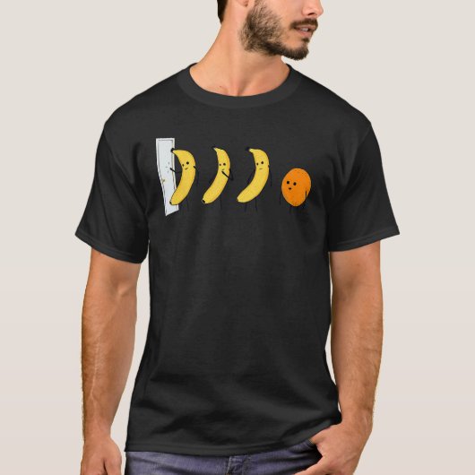 Knock Knock - Wie is er - Banana die er is - O T-shirt (Voorkant)