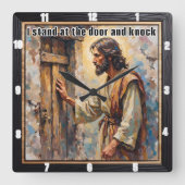 Knock of Hope: Revelation's Call Vierkante Klok (Voorkant)