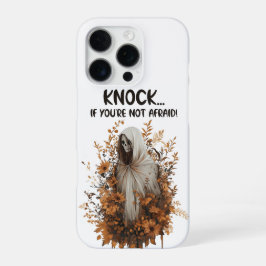 Knock of the Reaper: Herfstgotiek iPhone 16 Pro Hoesje