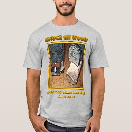 KNOCK ON WOOD Pacific Tap Dance Company T-shirt (Voorkant)