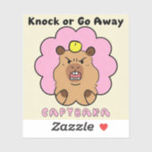 Knock or Go Away Sticker (Vel)