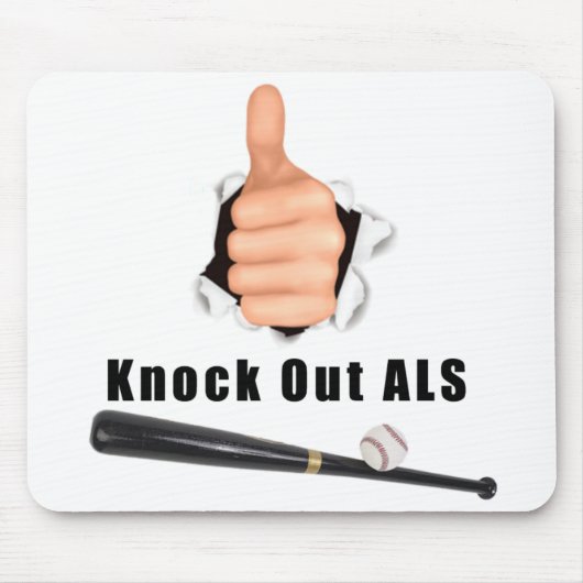 Knock Out ALS Mousepad Muismat (Voorkant)